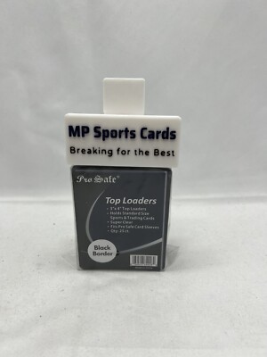 (1) Pro Safe 3''x4'' Top Loaders Black Border 25ct Clear Sports & Trading Cards!