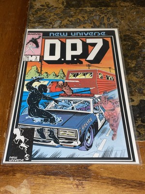 New Universe DP.7 #3 - January 1986 Bagged With Cardboard Back Marvel Comic Book