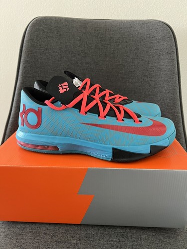 Nike KD Kevin Durant VI 6 N7 626368-466 Size 9 Brand New | eBay