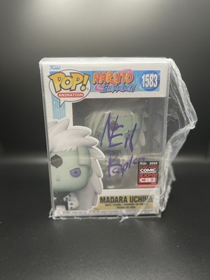 Funko Pop! Naruto Shippuden: Madara Uchica C2E2 Expo 1583 Signed (JSA)