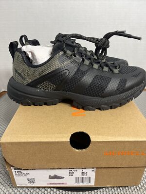 Merrell MQM Ace Tec 1TRL Black Olive Shoe Women Size 5.5