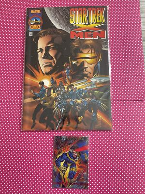 STAR TREK X-MEN #1 MARC SILVESTRI COVER CYCLOPS 1996 dodson finch epting oneshot