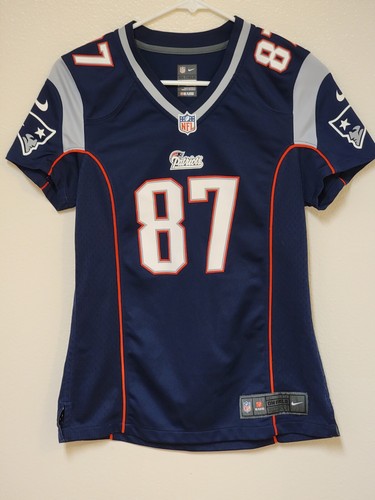 Nike New England Patriots No87 Rob Gronkowski Pink Women's Stitched NFL Limited Rush Fashion Jersey