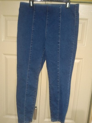 No Boundries Women's Blue Jean Pull On Pants Size Xl 15-17