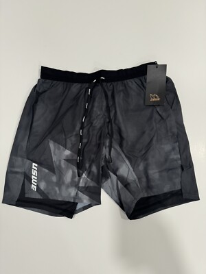 USWE RUNNING SHORTS MEN DIMMA TRAIL RUNNING SHORTS MEDIUM BLACK