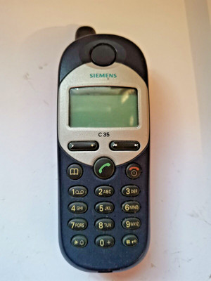 Vintage cell mobile Phone siemens C35 Made in Germany i free shipping