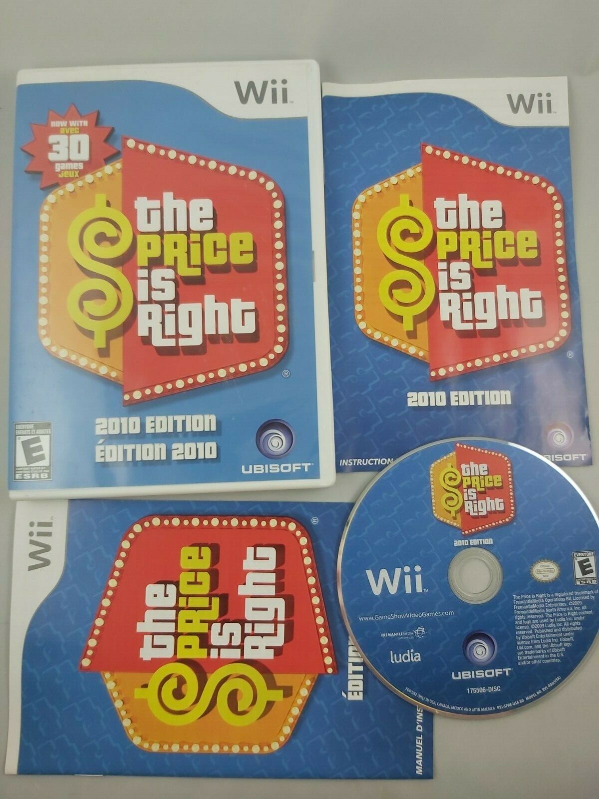 Nintendo　wii　カセット Wii (ゲームカセット付き)