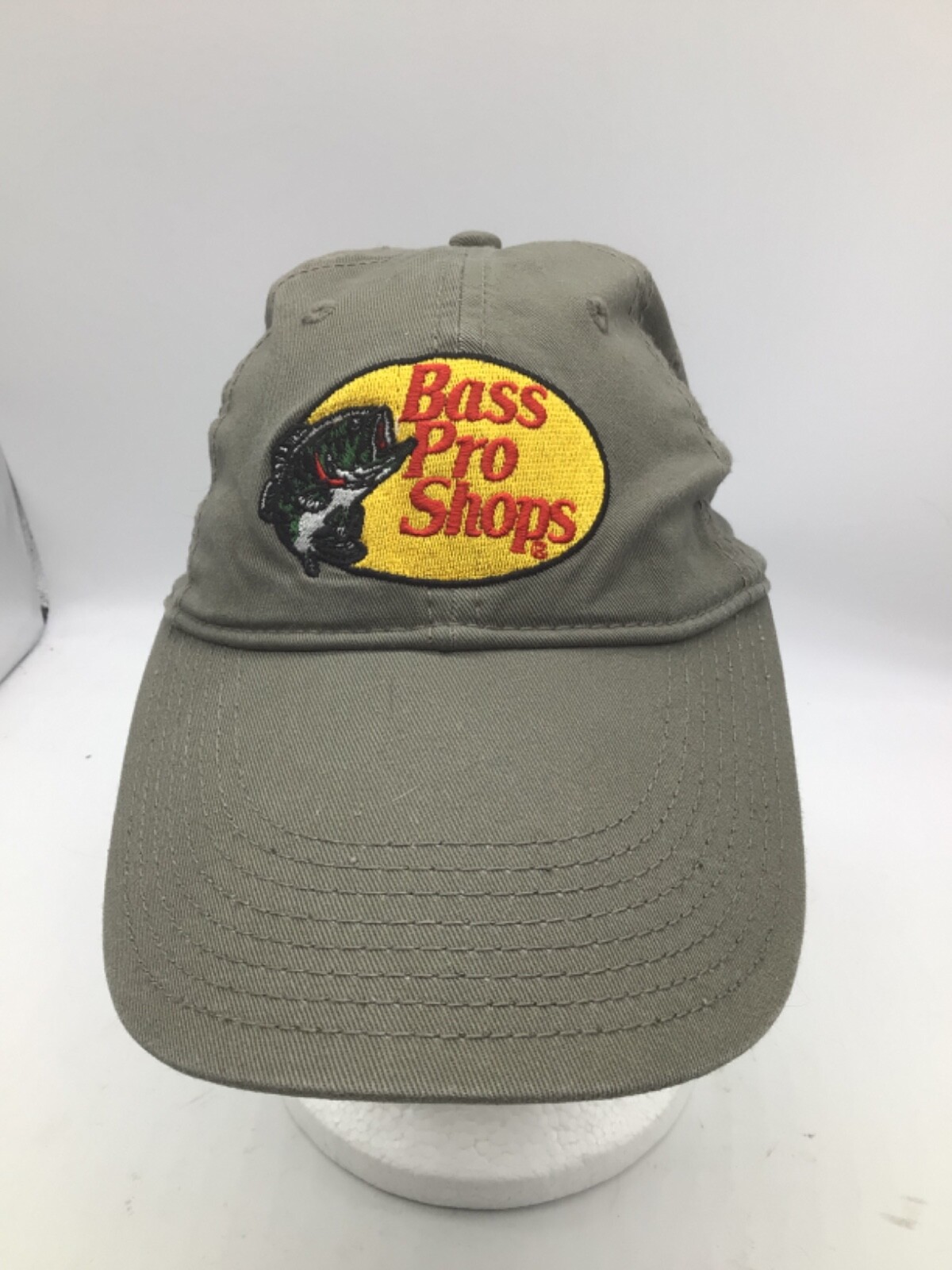Bass Pro Shops XPS (Embroidered) Gray Adjustable Baseball Cap H7