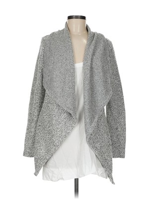 BNCI by Blanc Noir Women Silver Cardigan M