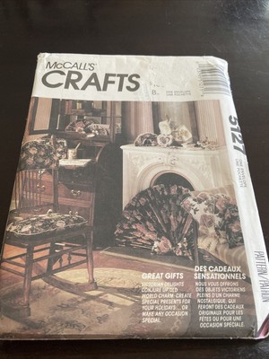 McCall's 5127 Pattern Home Decorations Gifts Pillows Clutches Fans Uncut
