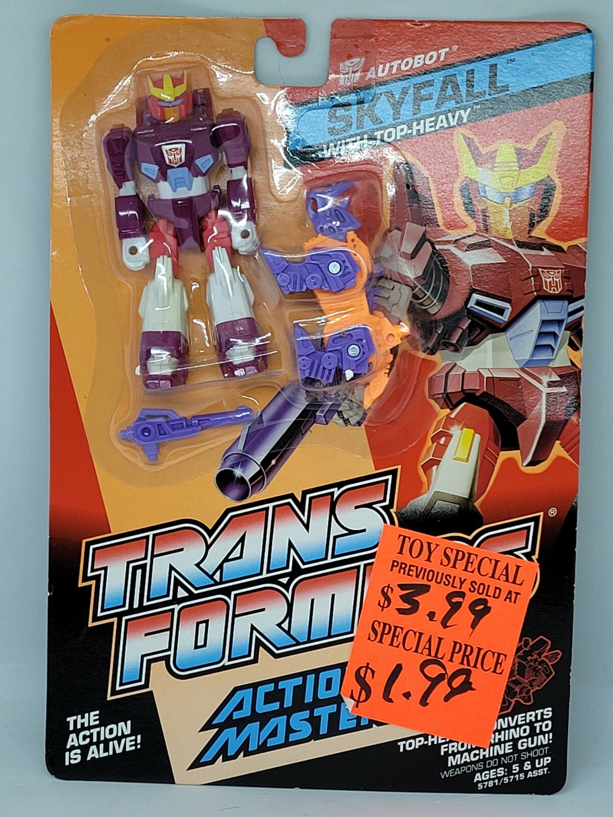 TRANSFORMERS ACTION MASTERS トレーラー型ロボット TRANSFORMERS