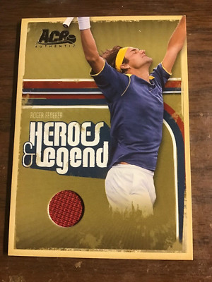 Roger Federer 2006 Ace Authentic Heroes & Legends Jersey 382/500