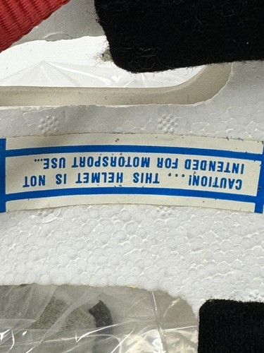 Vintage NOS 1984 Bell V1 Pro White Cycling Racing Helmet S/M