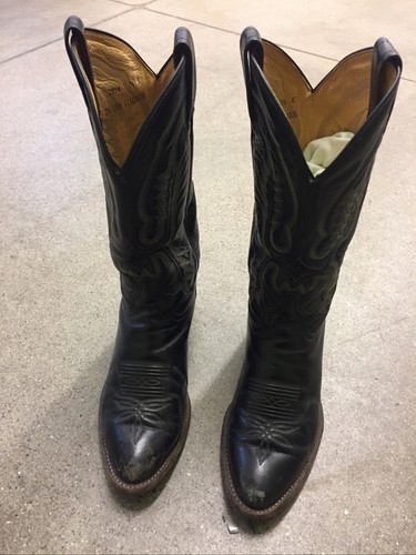 靴 1970s Tony Lama Western Boot Size 11 Vintage blue Tony Lama boots | 4970