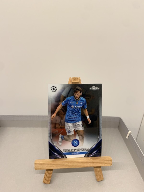 Topps Chrome Ucc 23/24 Khvicha Kvaratskhelia Ssc Napoli 