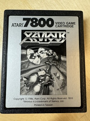 Xevious - Atari 7800, 1988 - Game Cartridge - Excellent Condition