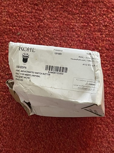 Rohl AS425PN Air Activated Switch Button Only For Waste Disposal Polish Nickel