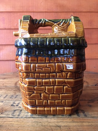 Vintage McCoy Wish I Had A Cookie Wishing Well Cookie Jar USA Pottery