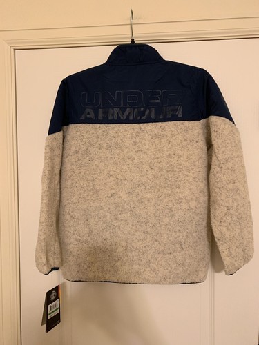 NEW Under Armour Boys Storm Tanuk Sherpa Jacket OATMEAL Size Youth Large $85