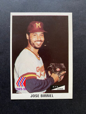 PUERTO RICO, JOSE BIRRIEL, Indios De Mayaguez, Baseball Card, BYN, Unused, NEW