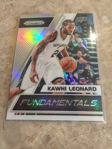 2017-18 Panini Prizm Fundamentals Prizms Silver #37 Kawhi Leonard Spurs
