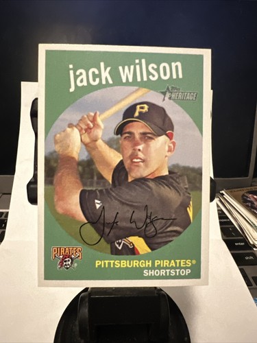 2008 Topps Heritage Baseball #160 Jack Wilson Pittsburgh Pirates