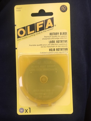 OLFA 60mm Rotary Blades, 1-pack