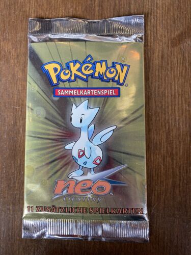 Pokemon Neo Destiny Booster Pack Sealed, Neu 