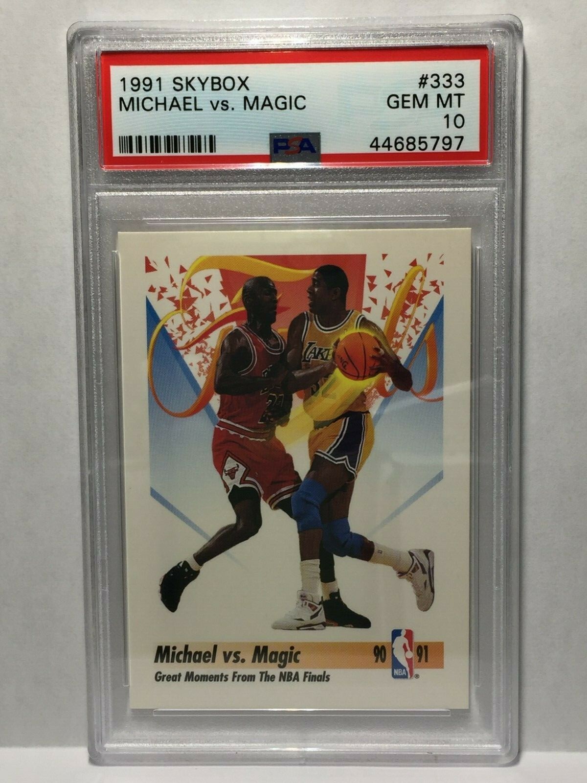 Jordan Michael Skybox Magic Johnson 0 ⁄ 1990-91 - #41 NBA PSA 