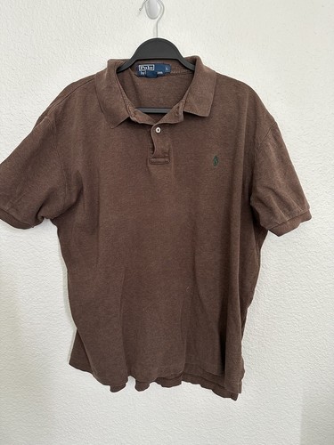Vintage Brown Polo Ralph Lauren Polo Shirt Size L | eBay Vintage Brown Polo Ralph Lauren Polo Shirt Size L | eBay