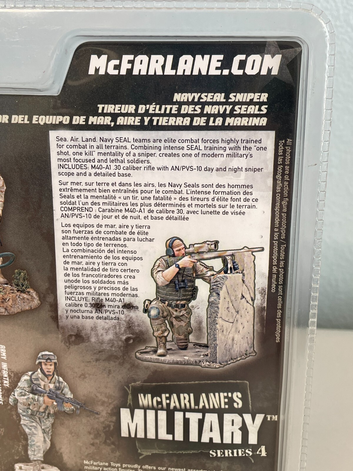 McFarlane Military Series 4 Navy Seal Sniper AA Action Figure NEW