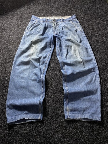 パンツ OLD HUGO BOSS baggy cargo denim y2k Vintage 90s Y2K Hugo Boss Industry Jeans baggy pants Men's