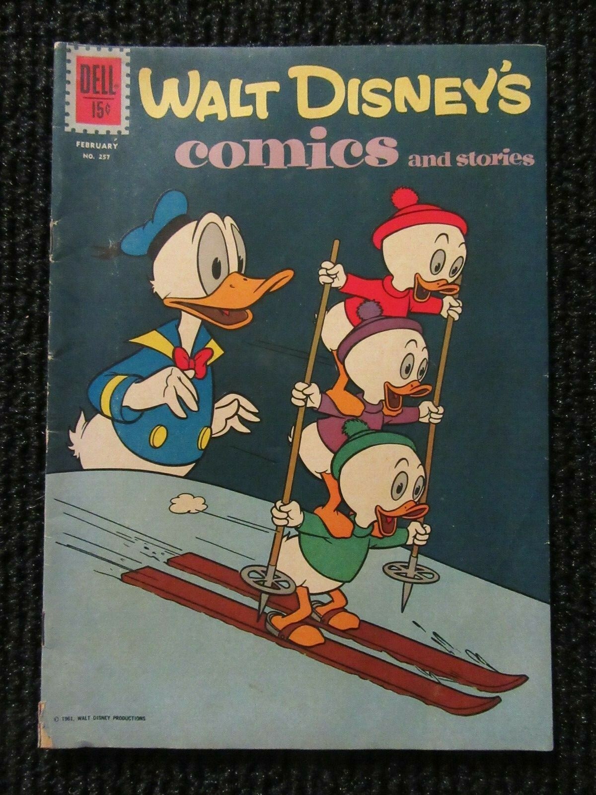 ディズニー　ドナルド　アメコミ Walt Disney's Comics And Stories #257 Feb 1962 Very Nice