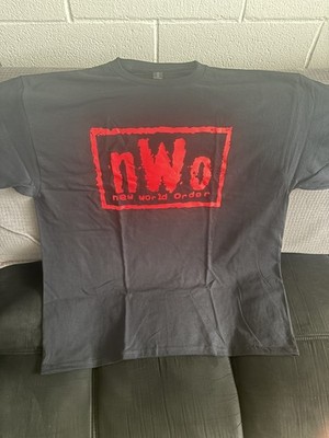 New World Order T-Shirt nWo Logo WCW Professional Wrestling