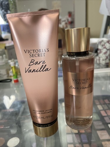 Victoria's Secret Bare Vanilla 8.4 oz Body Mist and Lotion