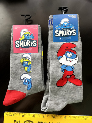 2 Smurfs Peyo 2024 Perri s Smurfette Women's - Papa Smurf Men's - His Hers  NWT