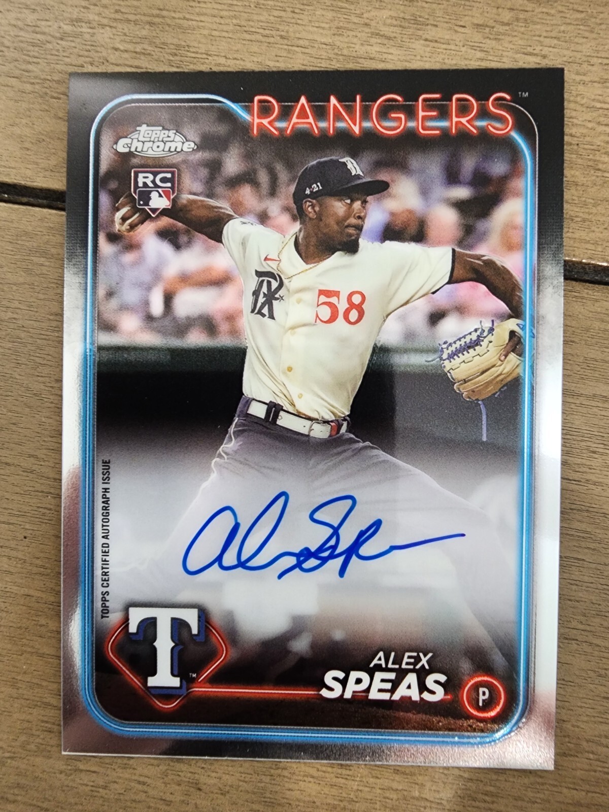 Alex Speas 2024 Topps Chrome Rookie Autographs RC Auto | eBay