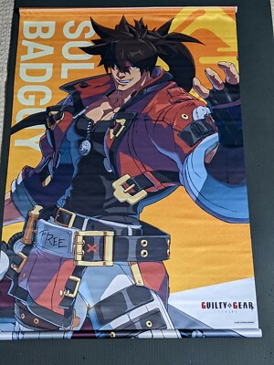 Guilty Gear Strive GGST B2 Size Cloth Tapestry Sol Badguy Mint