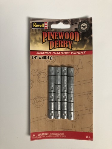 Revell Pinewood Derby Chassis Weights