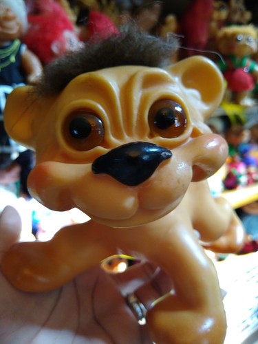 Vintage 1960's DAM LION TROLL DOLL Made in Denmark