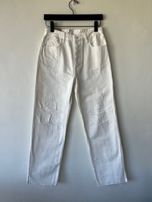 new Ksubi womens denim high jean brooklyn blanc sliced white 27 9 straight leg
