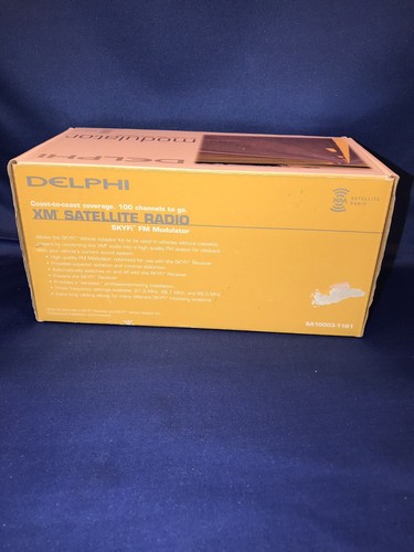 Delphi SA10003  universal fm modulator SKYFi XM Sirius satellite
