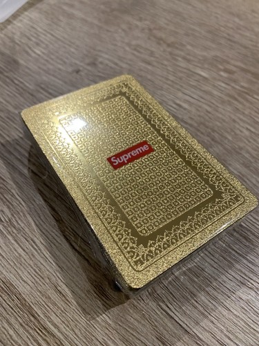 Supreme Gold Playing Cards | eBay