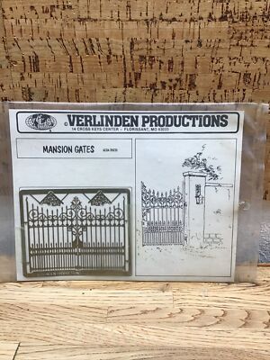 Verlinden Productions Mansion Gates Metal New B-4