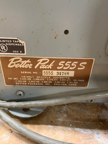 Better Pack 555E 555eS Electronic Gummed Tape Dispenser - Read