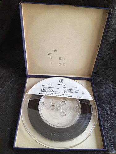 Vintage THE DOORS Self Titled 1971 4 Track Reel To Reel EKC4007 RARE Shirt EXC!