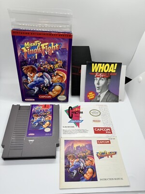Mighty Final Fight NES Nintendo CIB Complete Rare CAPCOM  Poster