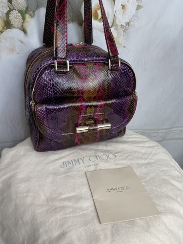 Jimmy Choo ストライプパーティーバッグ Jimmy Choo ストライプパーティーバッグ