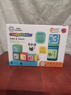 Baby Einstein Connectables Add & Stack magnetic activity counting blocks NEWC7