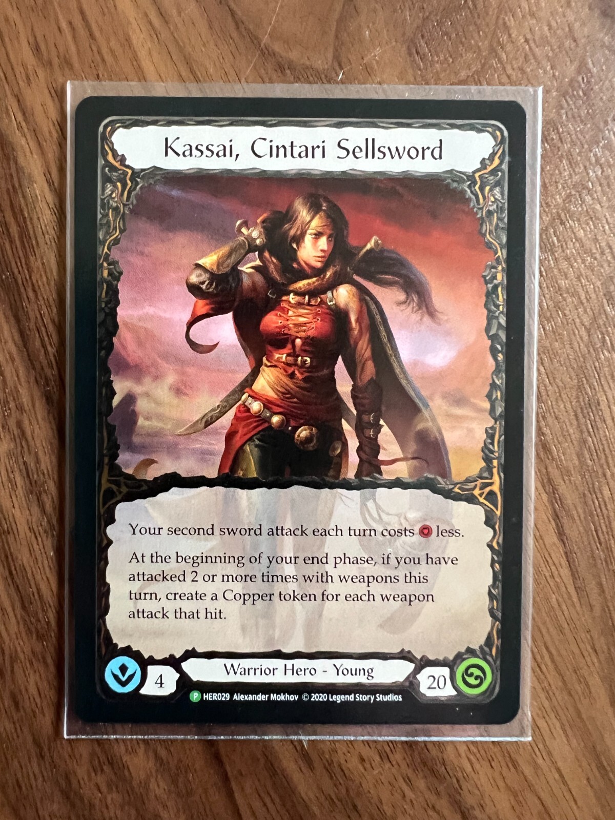 Flesh & Blood COLD FOIL Promo KASSAI, CINTARI SELLSWORD